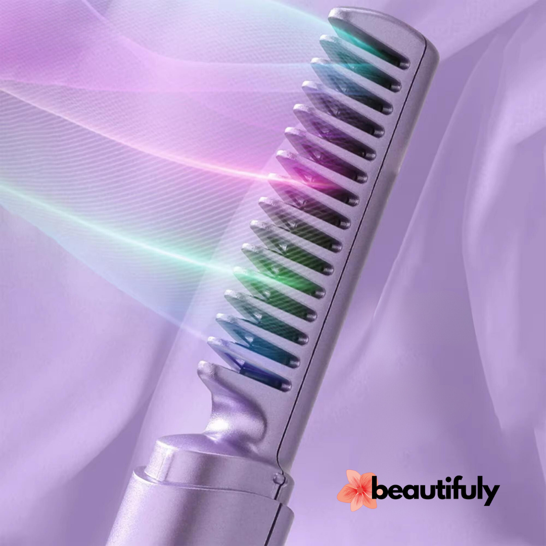 Innovativer Glättungskamm für strahlende Haare