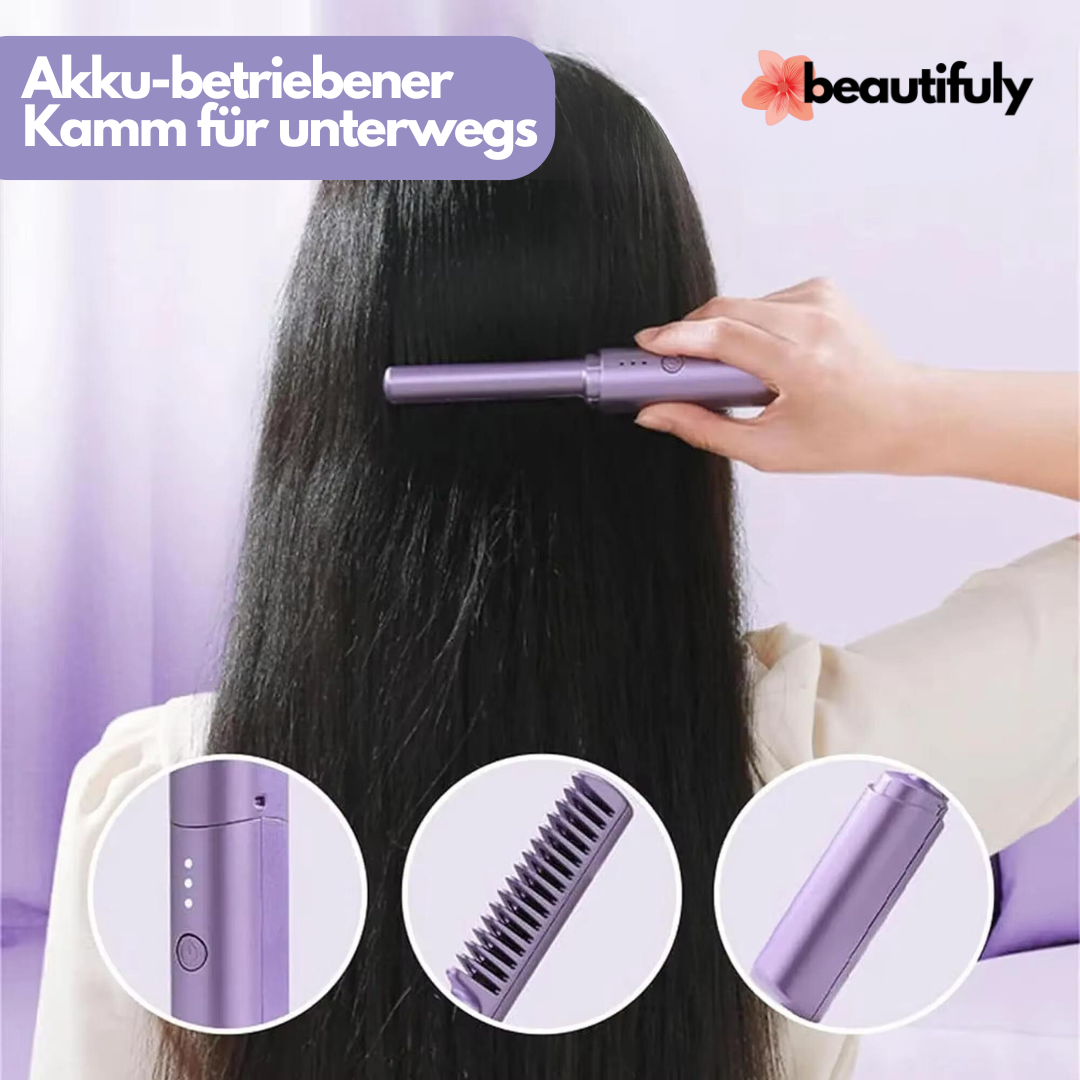 Innovativer Glättungskamm für strahlende Haare