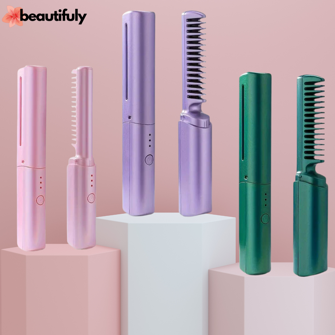 Innovativer Glättungskamm für strahlende Haare