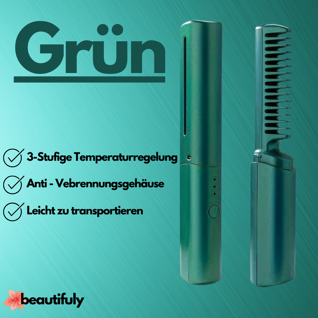 Innovativer Glättungskamm für strahlende Haare