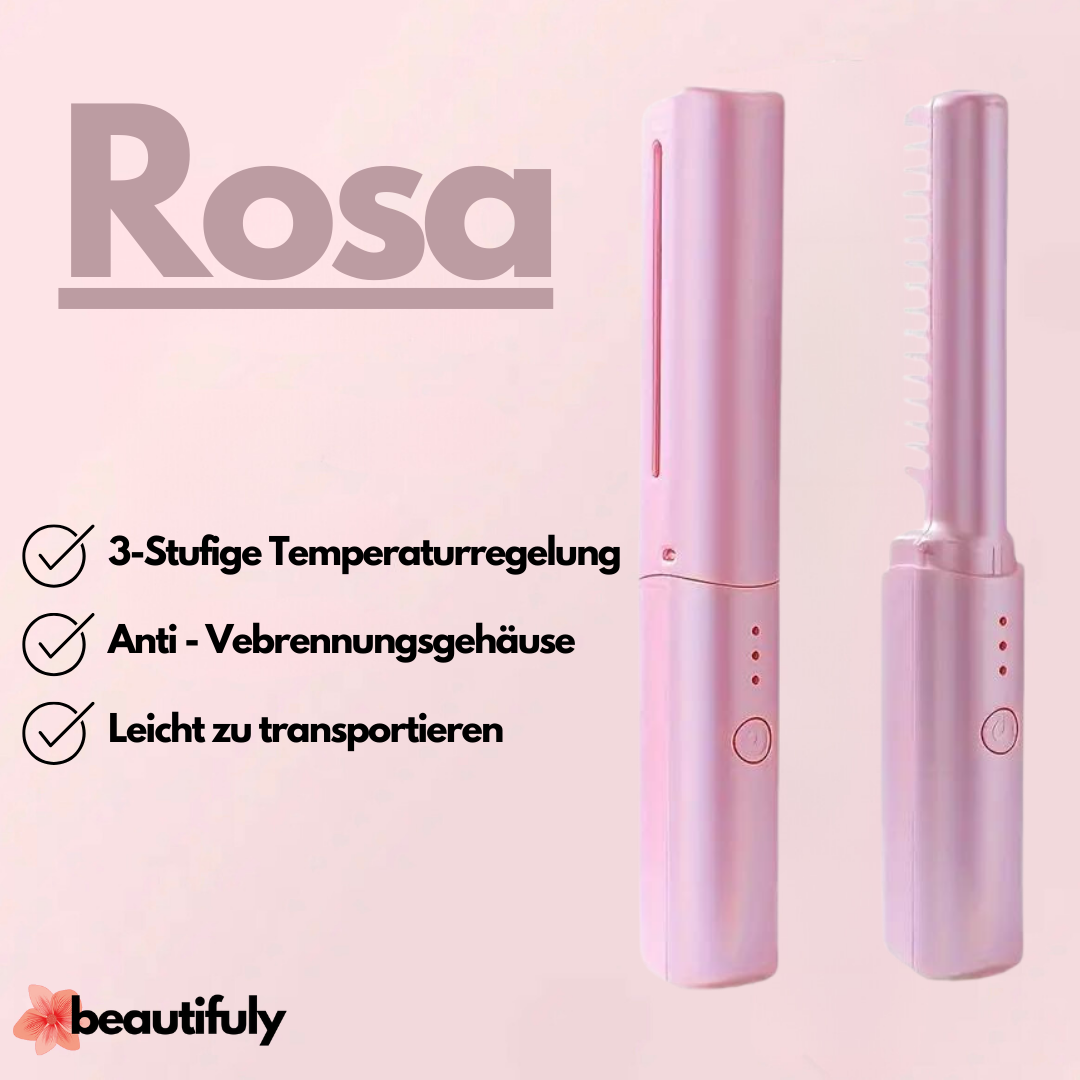 Innovativer Glättungskamm für strahlende Haare